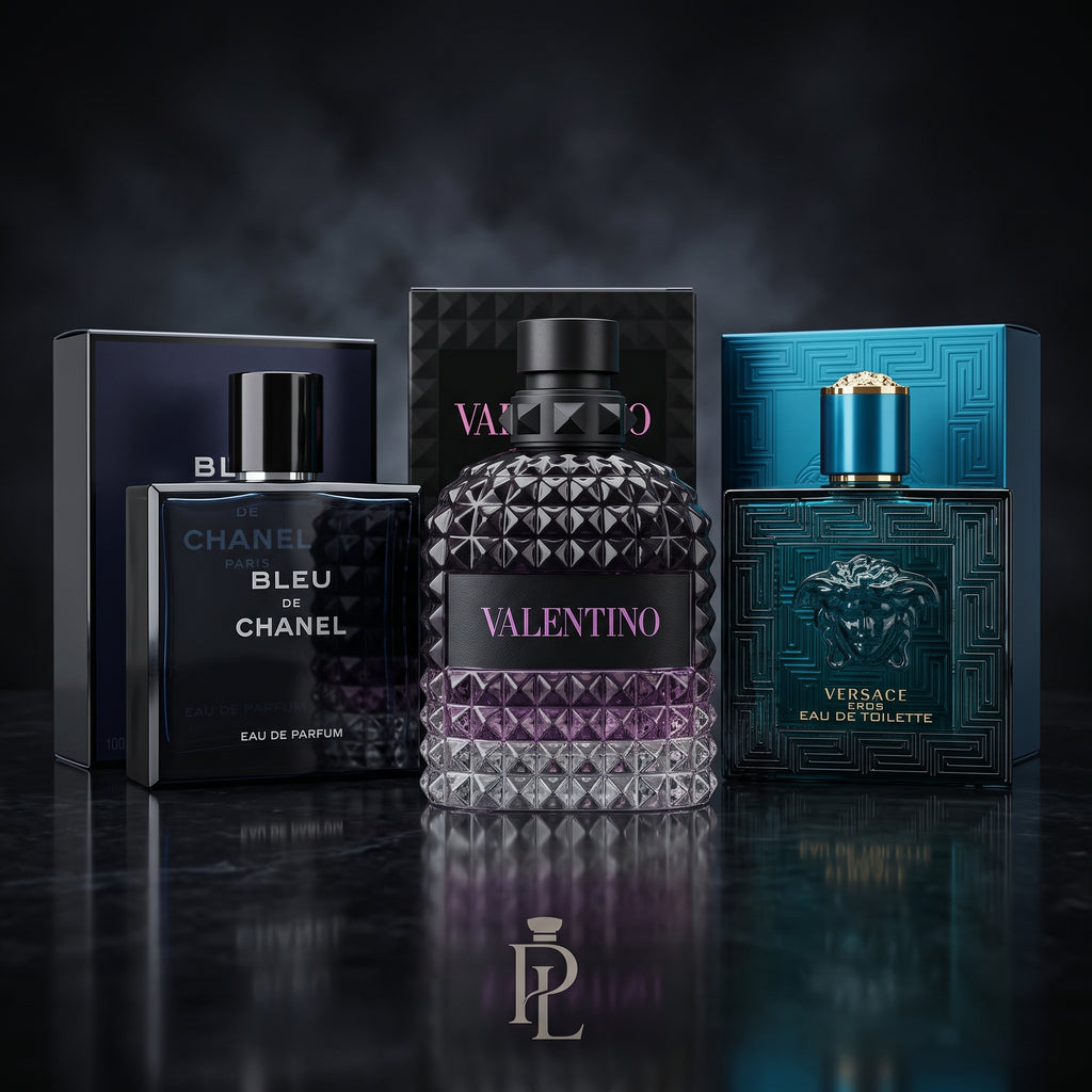 Pack: Versace Eros + Bleu de Chanel + Valentino