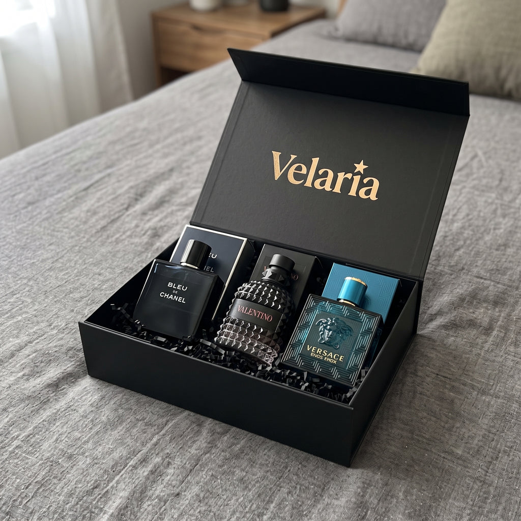 Pack: Versace Eros + Bleu de Chanel + Valentino
